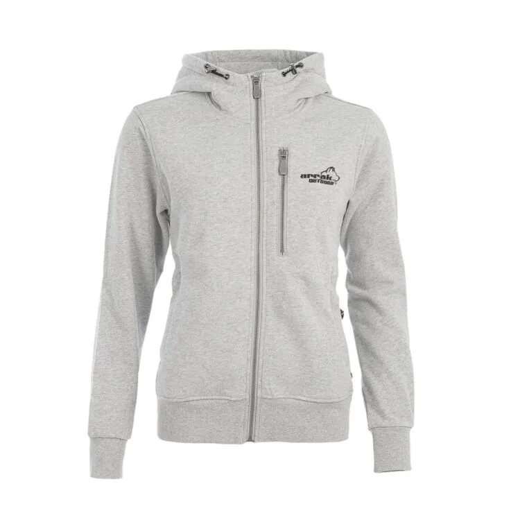 Grey Women's Sporty Hood