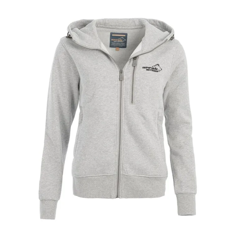 Grey Women's Sporty Hood