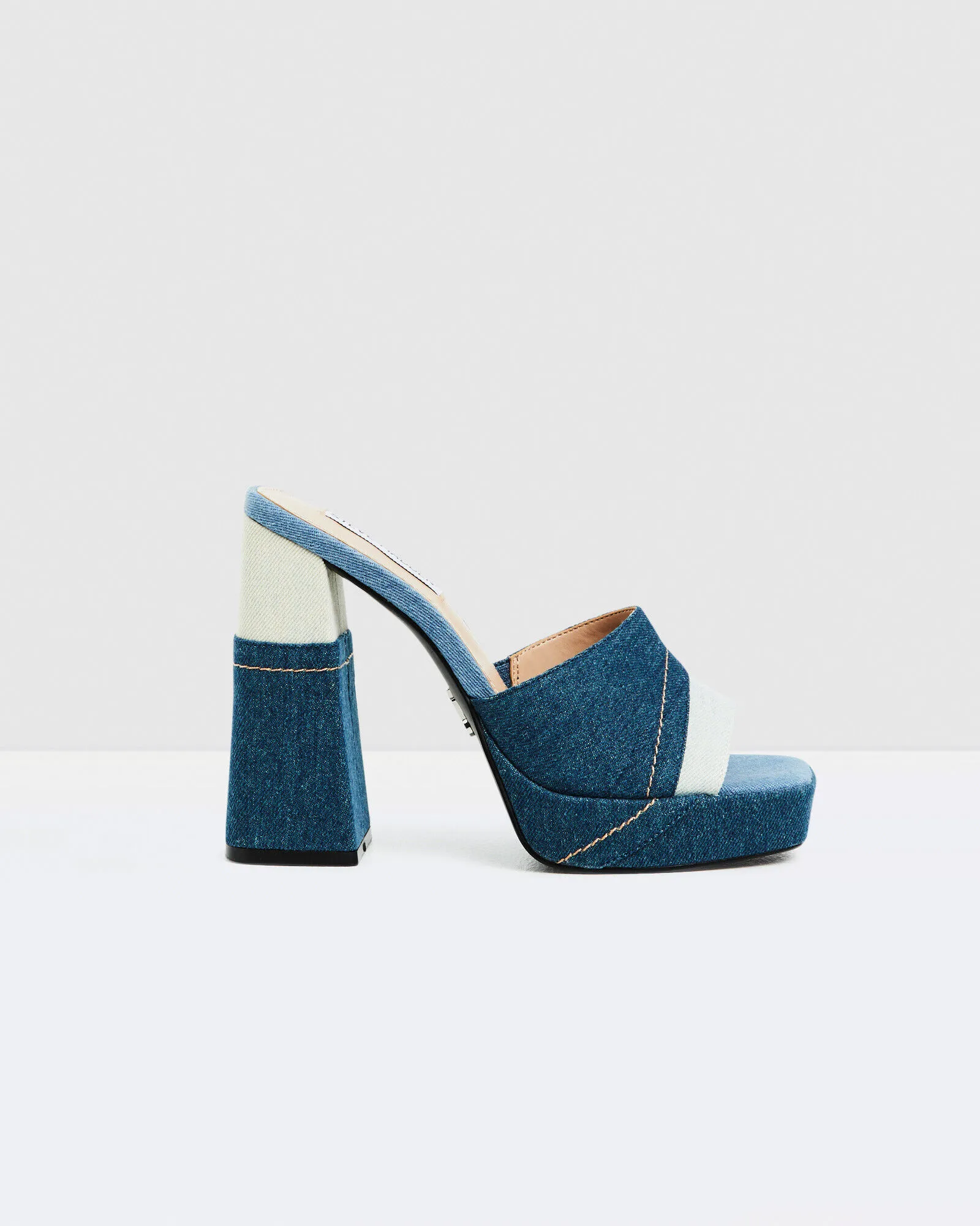 Steve Madden Mayze Heels Blue Denim