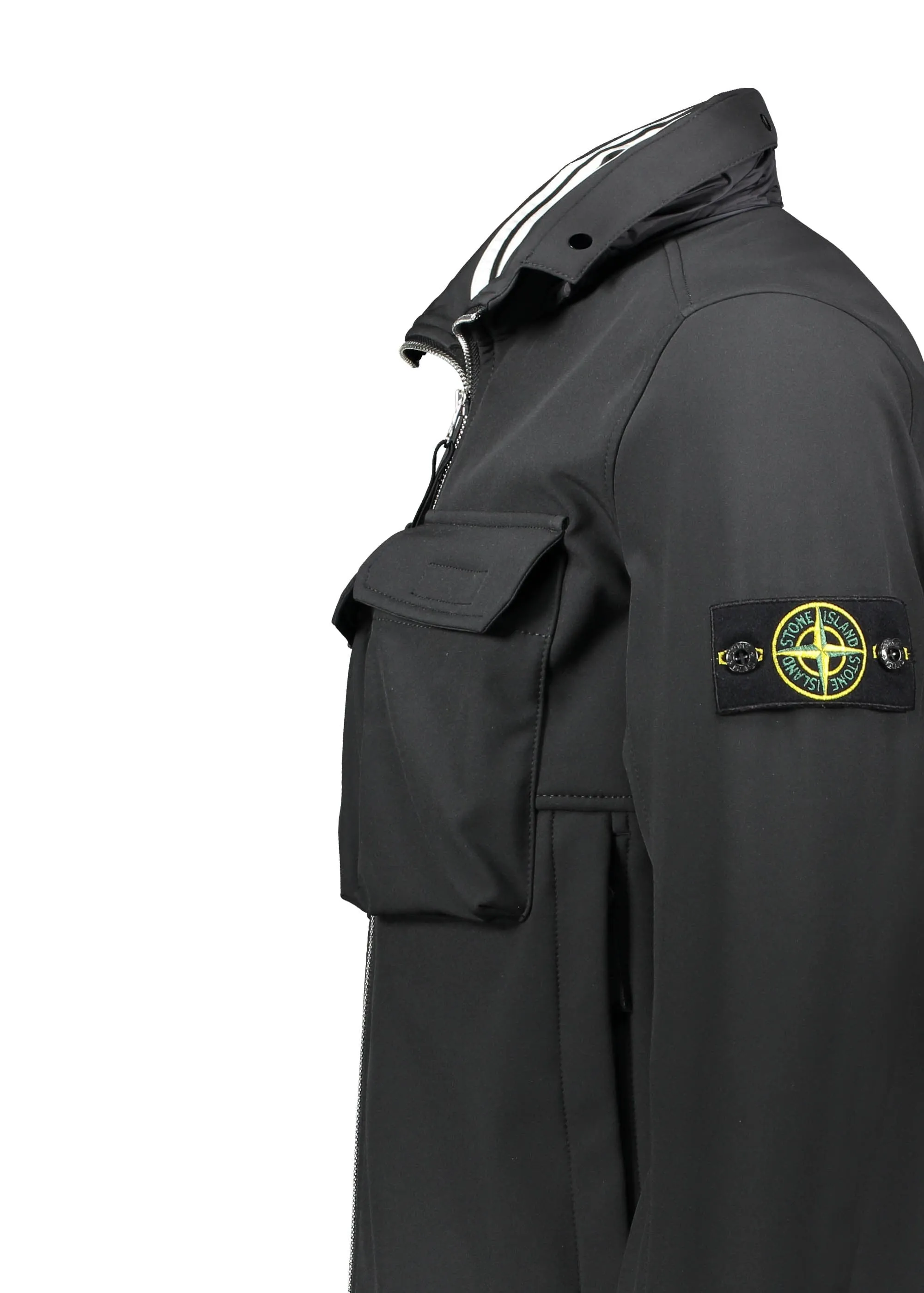 Stone Island Light Outer Jacket - Black