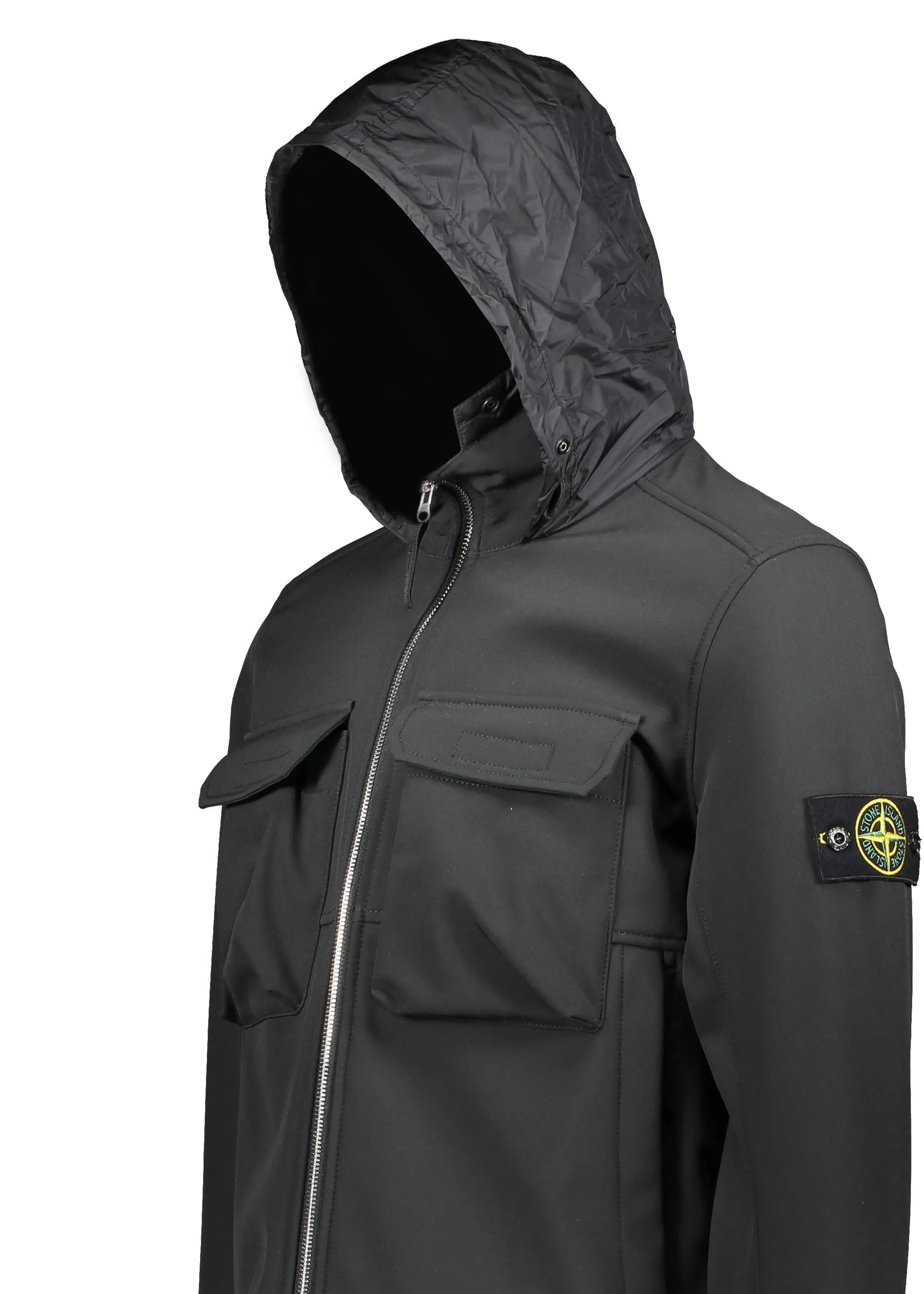 Stone Island Light Outer Jacket - Black