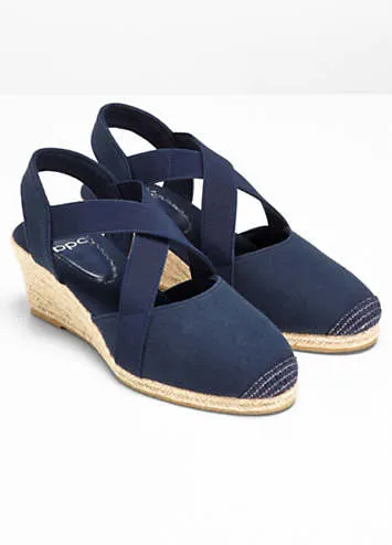 Strappy Espadrille Wedges Look Again