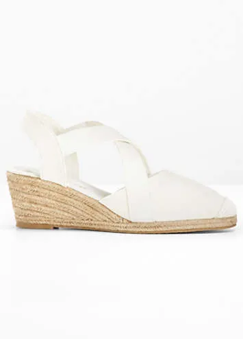 Strappy Espadrille Wedges Look Again