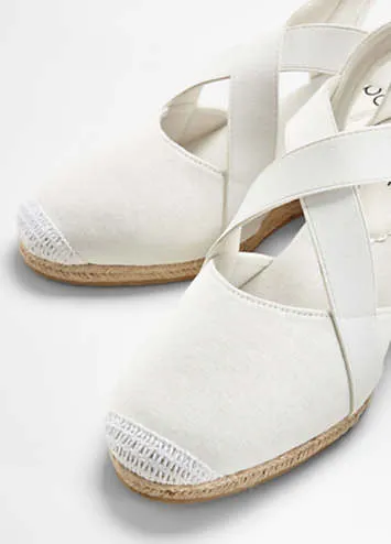 Strappy Espadrille Wedges Look Again