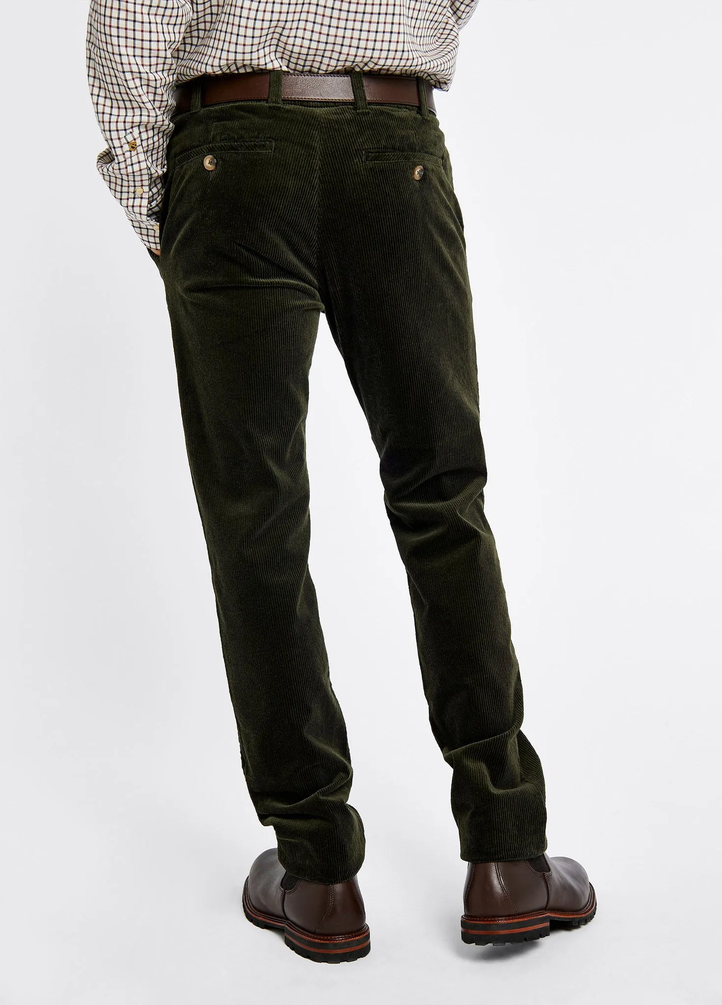 Stride Men's Corduroy Trousers 87cm inseam - Olive