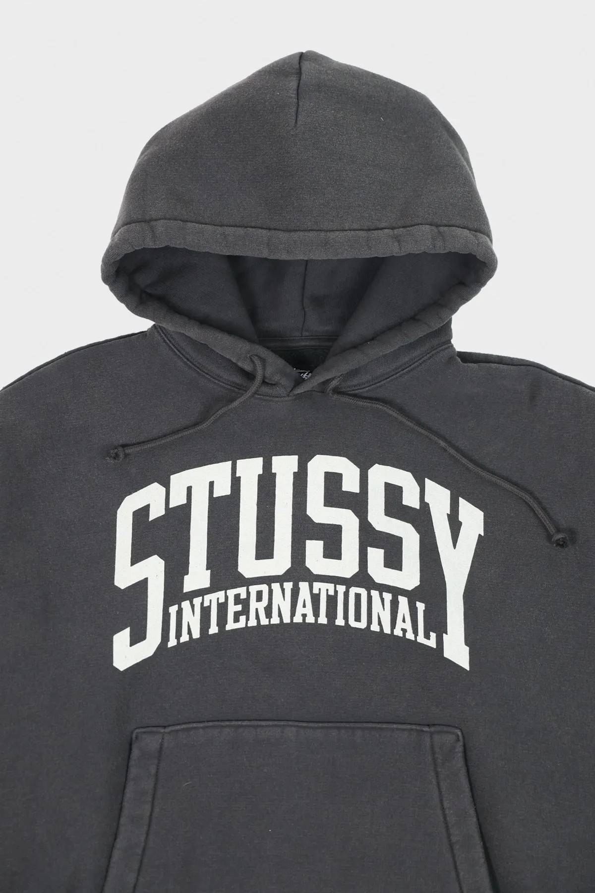 Stussy Intl Relaxed Hood - Washed Black