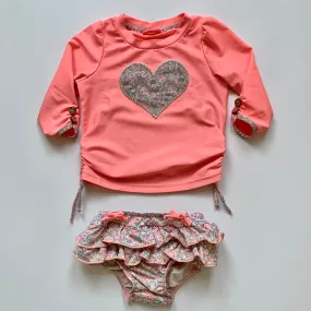 Sunuva Neon Rash Guard Set: 3-6 Months