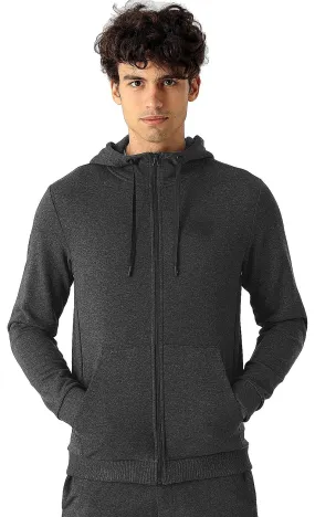 sweatshirt 4F H4L22-BLM353 Zip - 23M/Dark Grey Melange - men´s