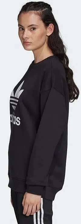 sweatshirt adidas Originals Trefoil Crew - Black - women´s