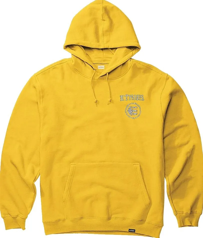 sweatshirt Etnies Etnies Bones Hoodie - Yellow - men´s