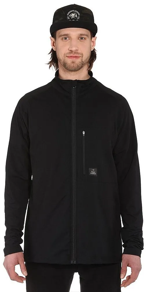 sweatshirt Horsefeathers Samuel Zip - Black - men´s