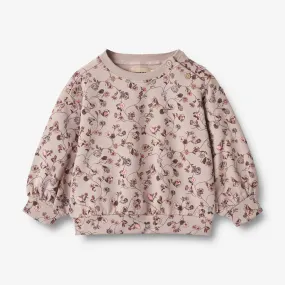 Sweatshirt L/S Lia - dry rose flower vine