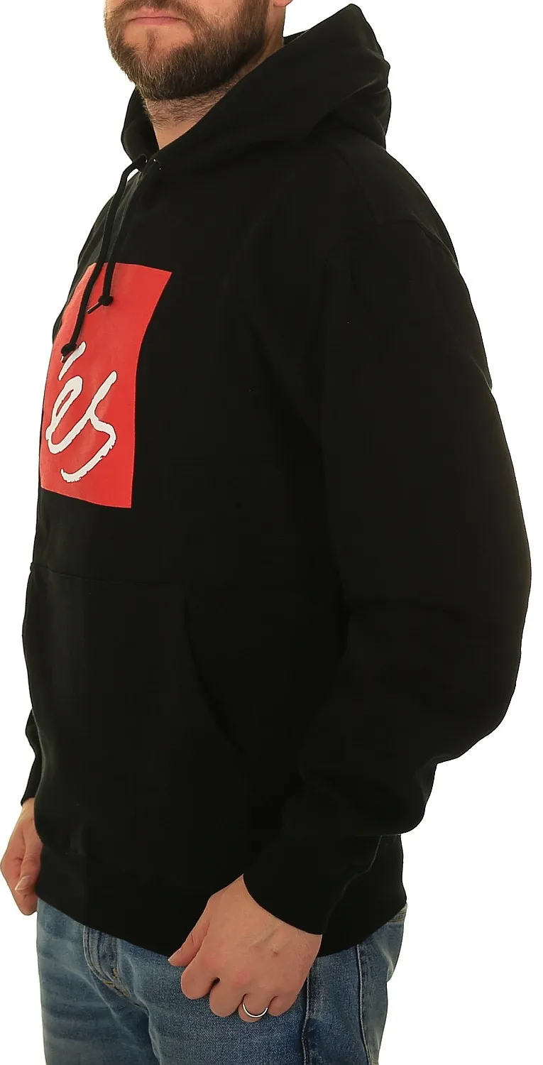 sweatshirt És Main Block Hoodie Fleece - Black - men´s