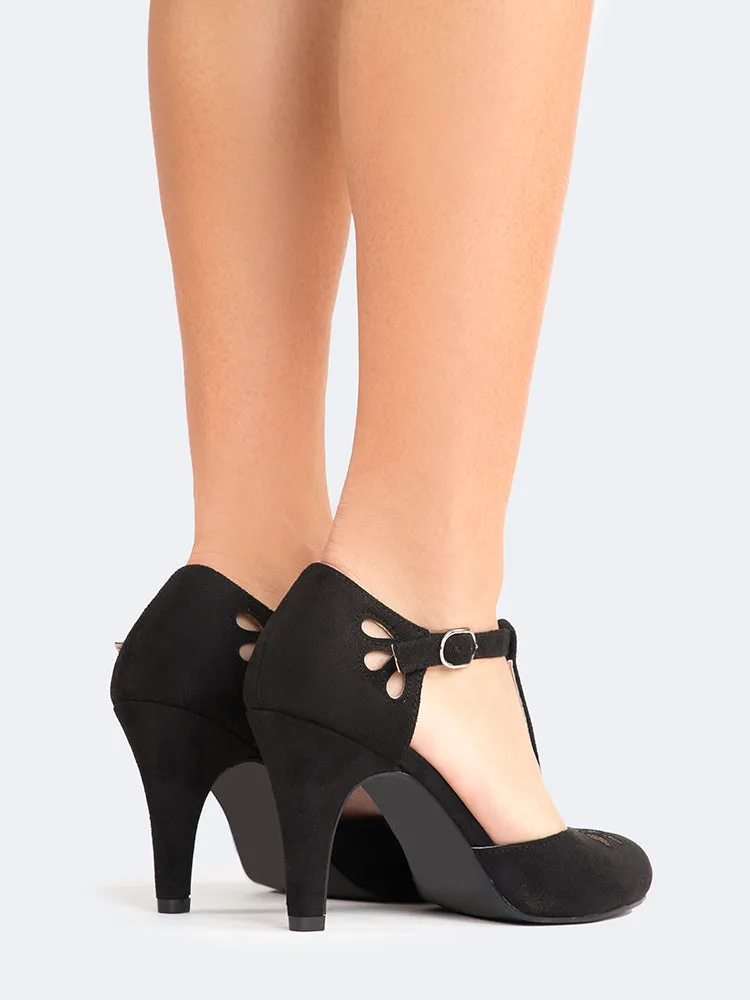 T Strap Mary Jane Heels -> T Strap high heels