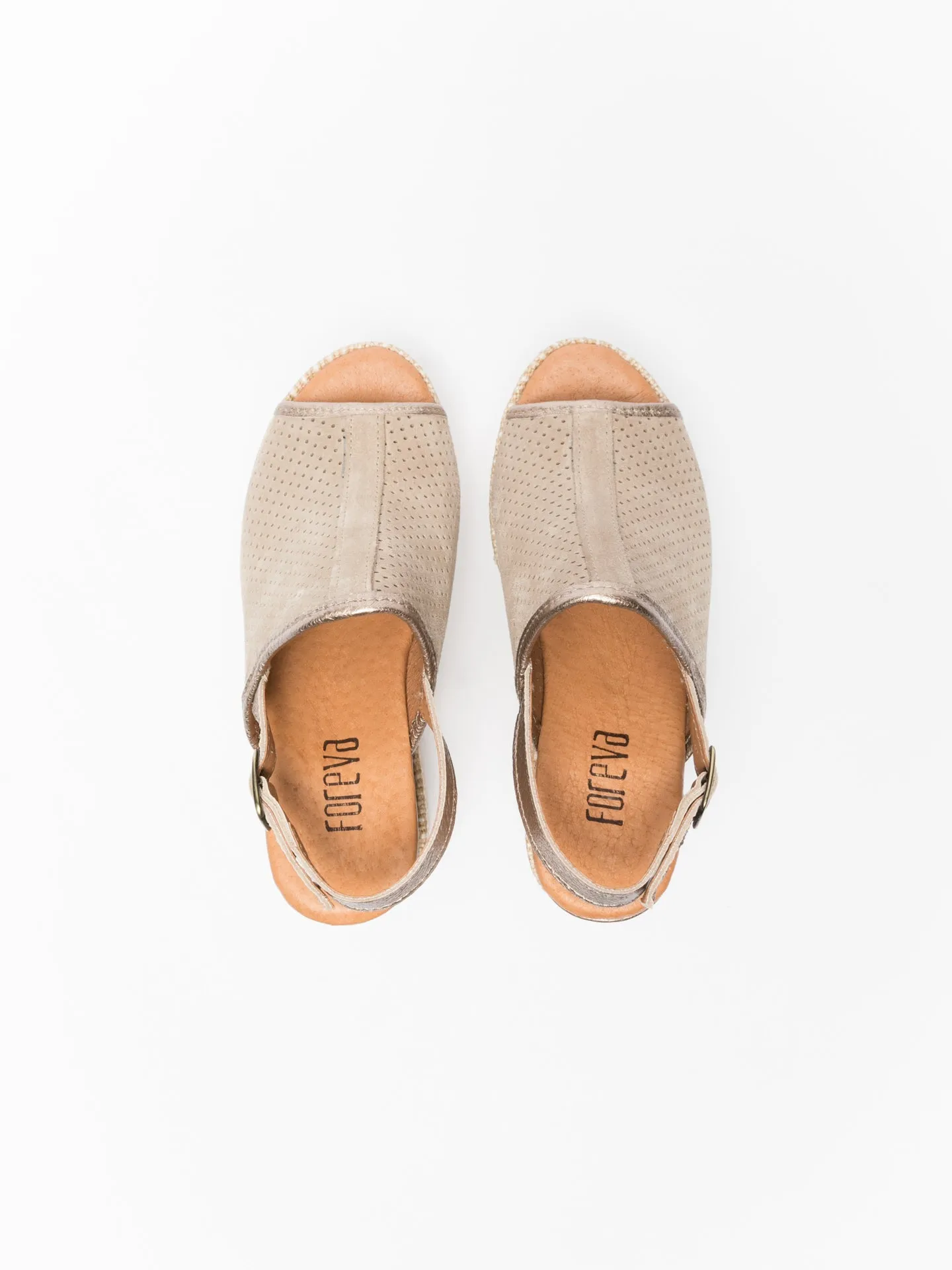 Tan Platform Mules