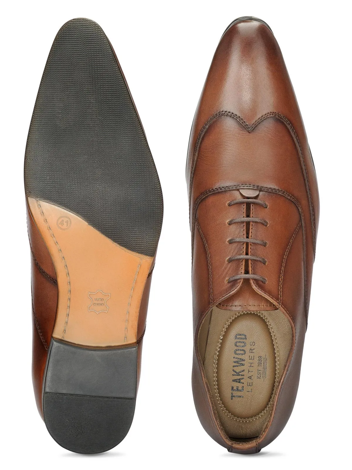 Teakwood Genuine Leather Oxford shoes