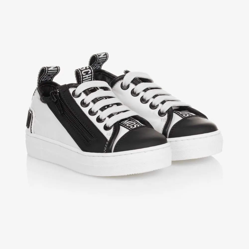 Teen Black & Ivory Trainers