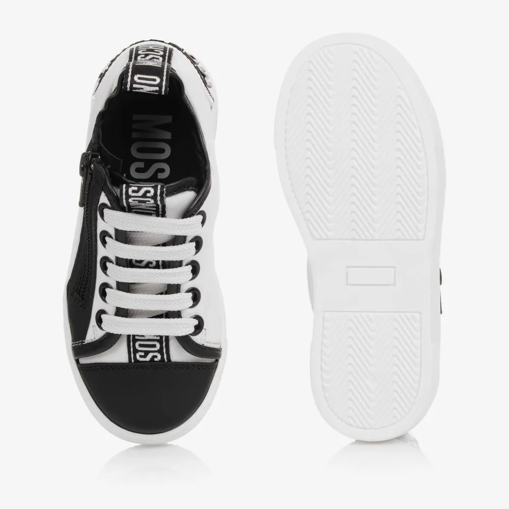 Teen Black & Ivory Trainers