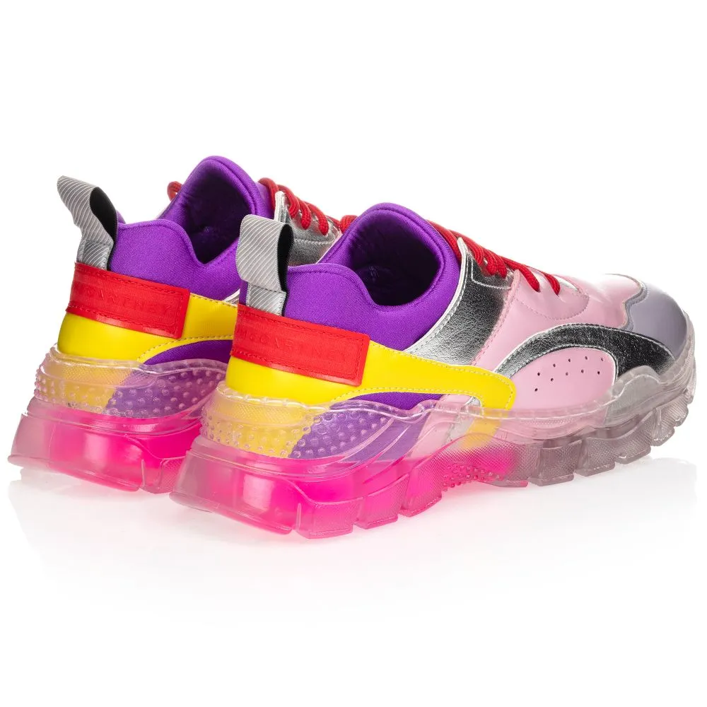 Teen Pink & Purple Trainers 