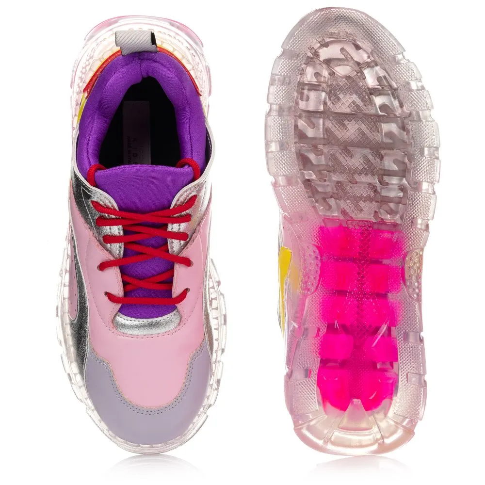 Teen Pink & Purple Trainers 