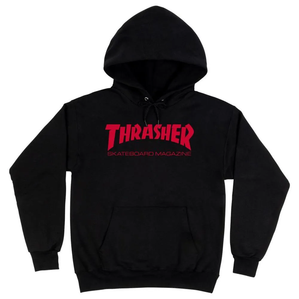 Thrasher Skate Mag Hood Black-Red