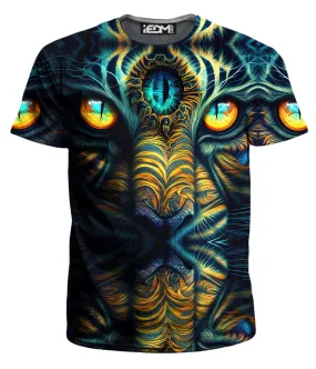 Tiger Eyes Psychedelic Men's T-Shirt (Clearance)