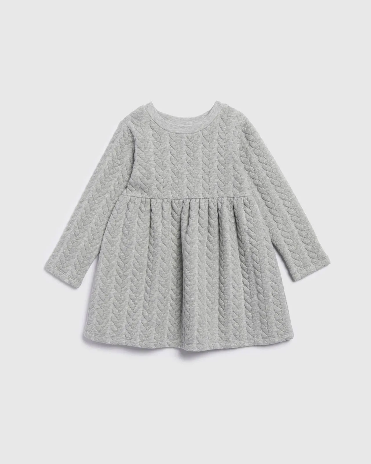 Toddler Girl Embossed Heart Dress