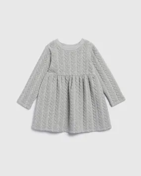 Toddler Girl Embossed Heart Dress