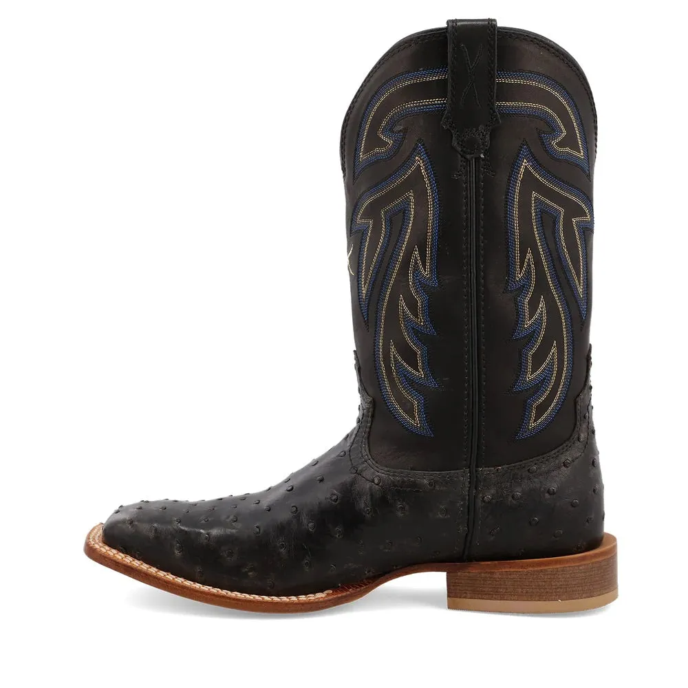 Twisted X Men's Black Square Toe Boot - Ruff Stock Collection