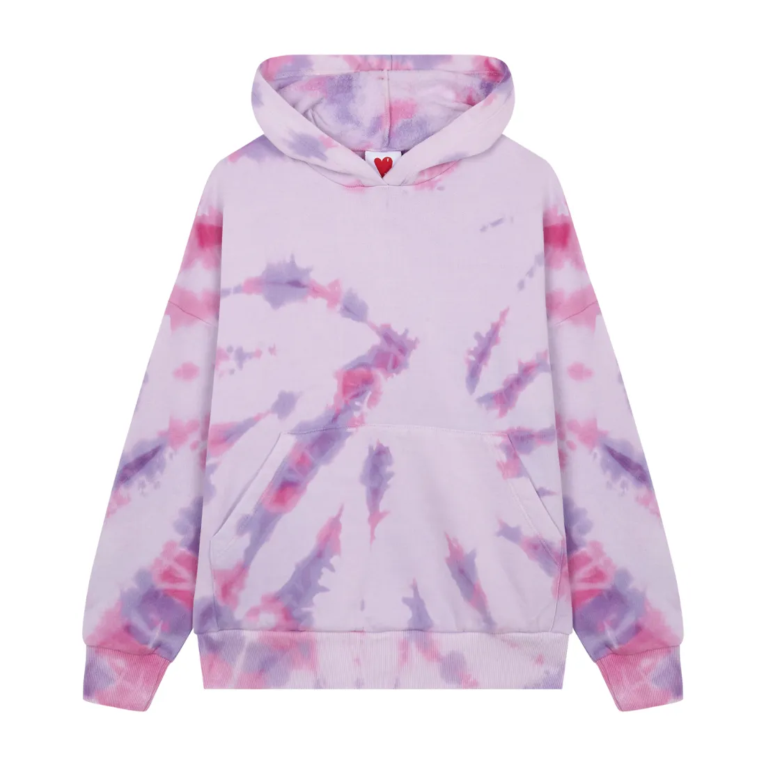 Sweatshirt with Tie Dye Pattern