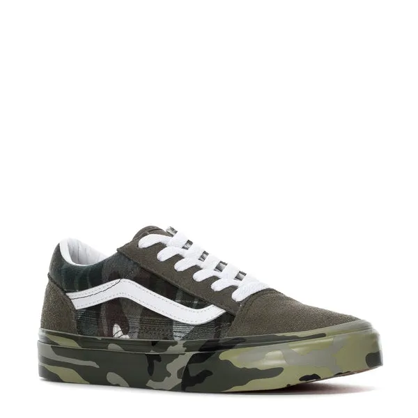 VANS Kid's Old Skool, Plaid Camo