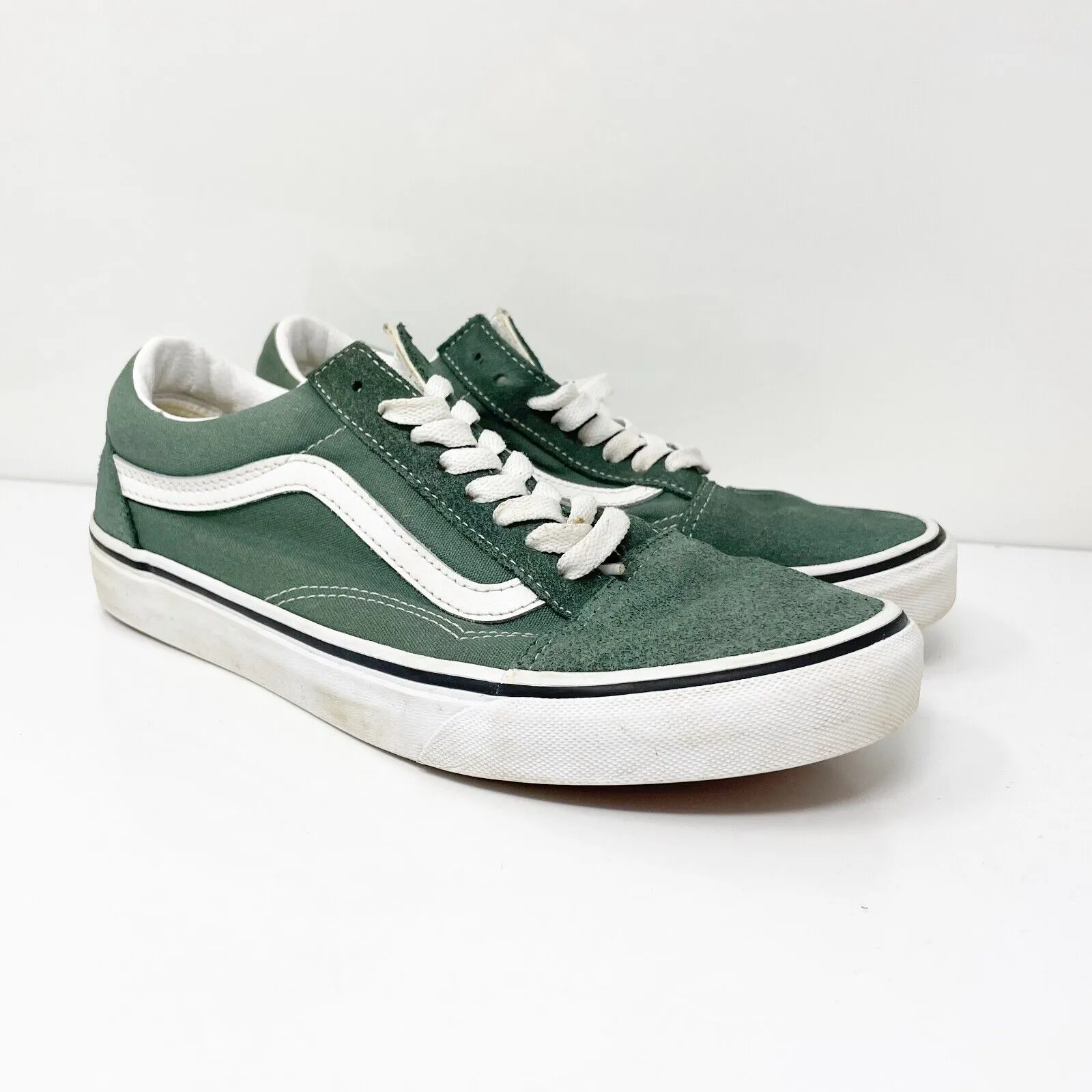 Vans Unisex Off The Wall 751505 Green Casual Shoes Sneakers Size M 7.5 W 9