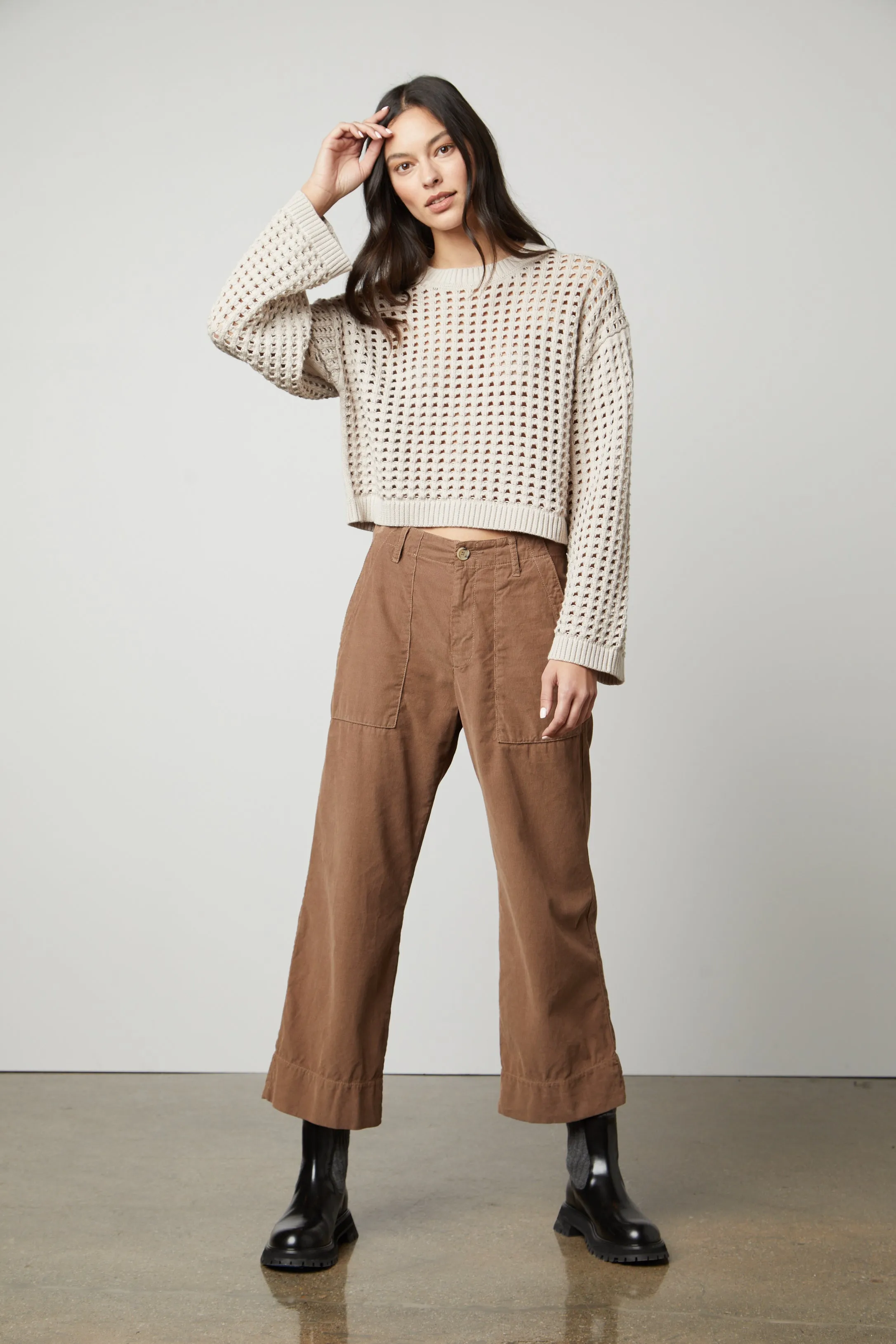 VERA TROUSERS IN BARLEY