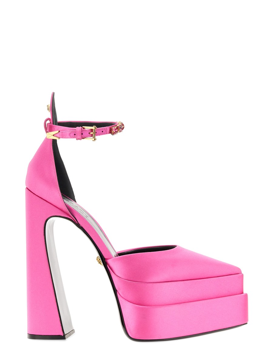 Versace Pointy Platform Pumps