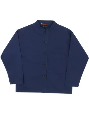 Vetra Slightly Oversized Womens Jacket Navy