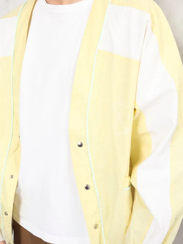 Vintage 80's Yellow Men Bomber Jacket