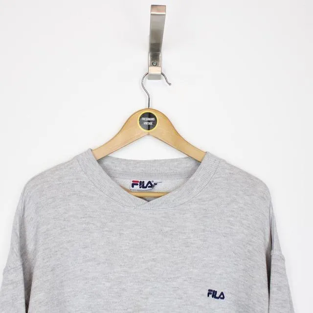 Vintage Fila Spellout Sweatshirt XL