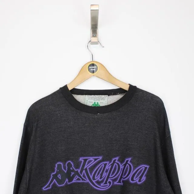 Vintage Kappa Spellout Sweatshirt Medium