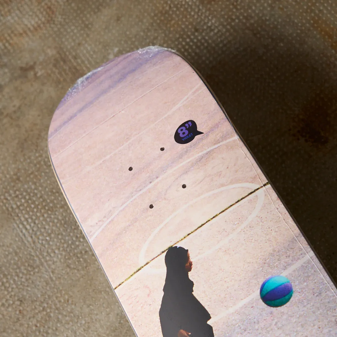 Violet Skateboards - Girl in Khumar Playing Basketball Kader Sylla Pro Model Deck