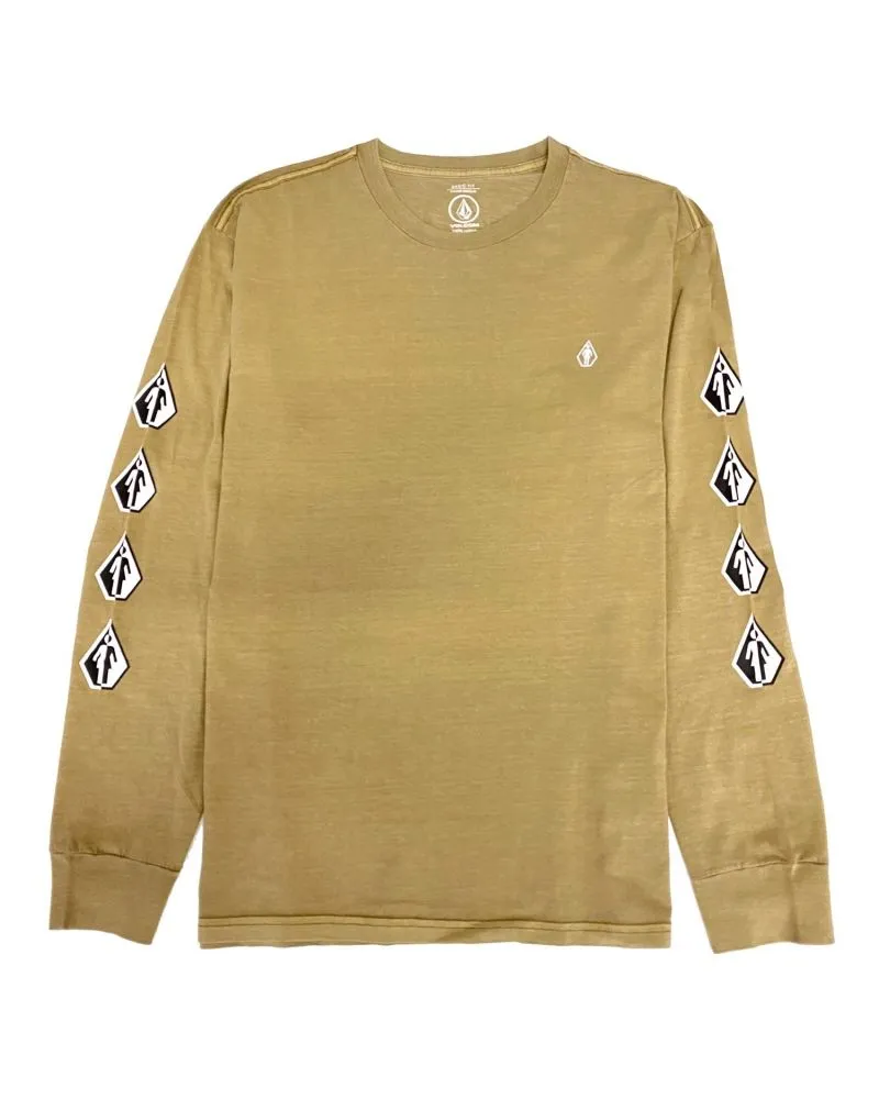 VOLCOM X GIRL DEADLY GIRL L/S TEE - SAND DUNE