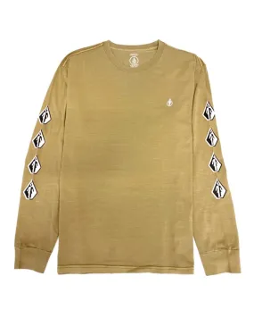 VOLCOM X GIRL DEADLY GIRL L/S TEE - SAND DUNE