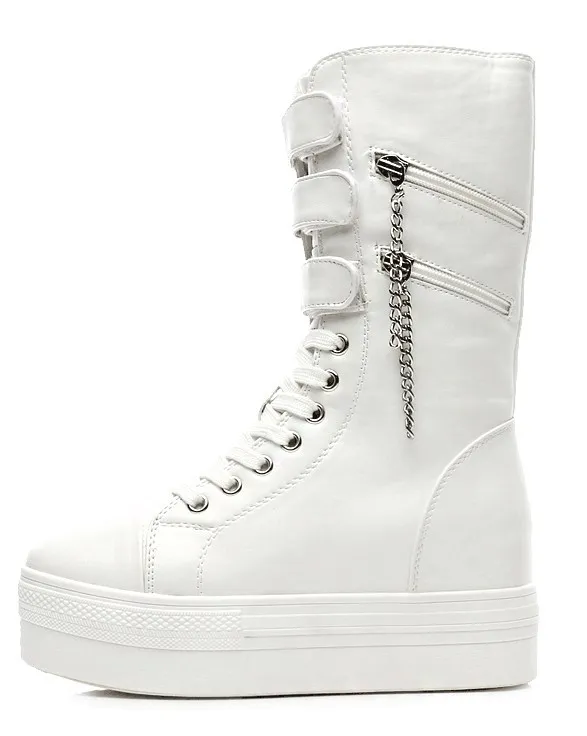 White High Top Sneakers