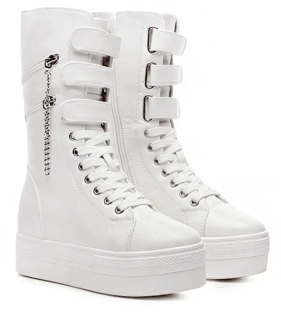 White High Top Sneakers