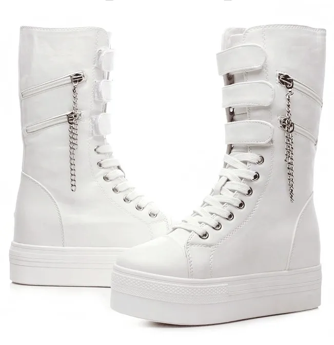 White High Top Sneakers