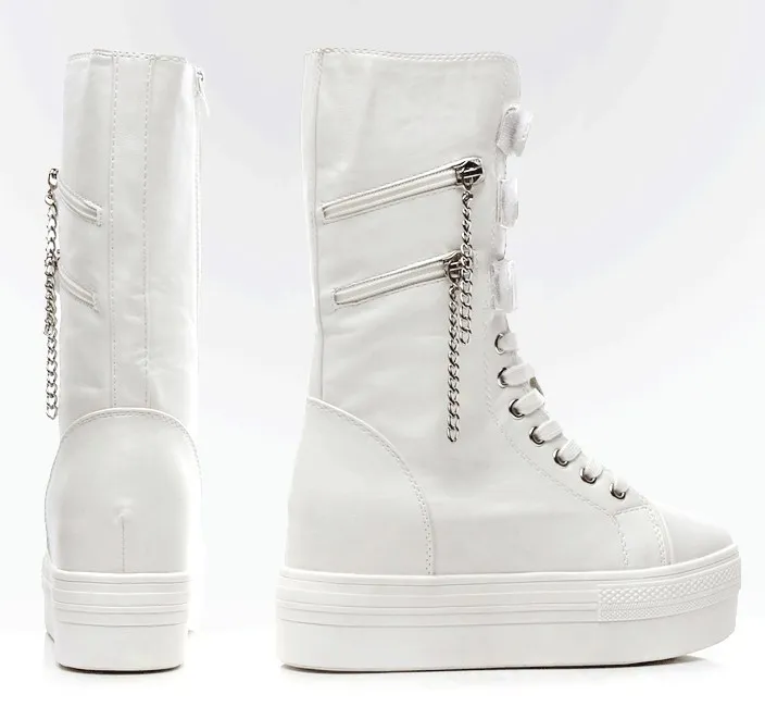 White High Top Sneakers