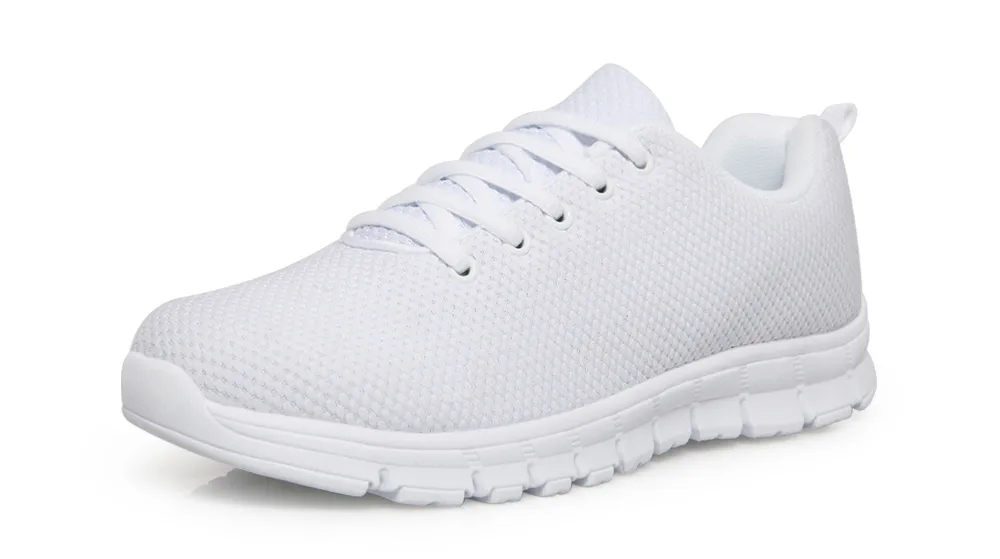 White Wise Owl Women's Sneakers