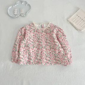 Wholesale Baby Girls Flower Print Tops - Style 23113083