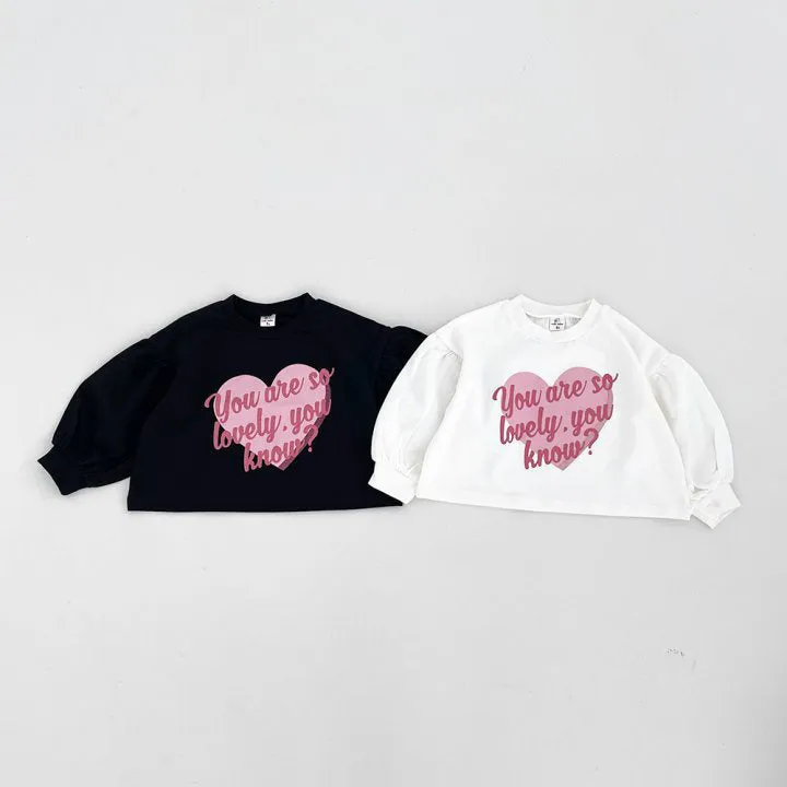 Wholesale Baby Girls Love Heart Letter Tops 231130137