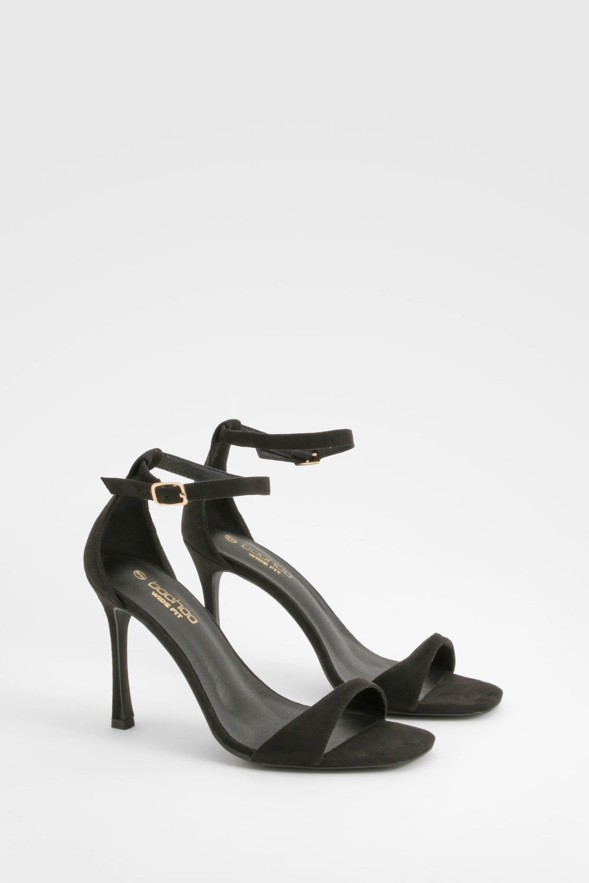 Wide Fit High 2 Part Barely There Heels