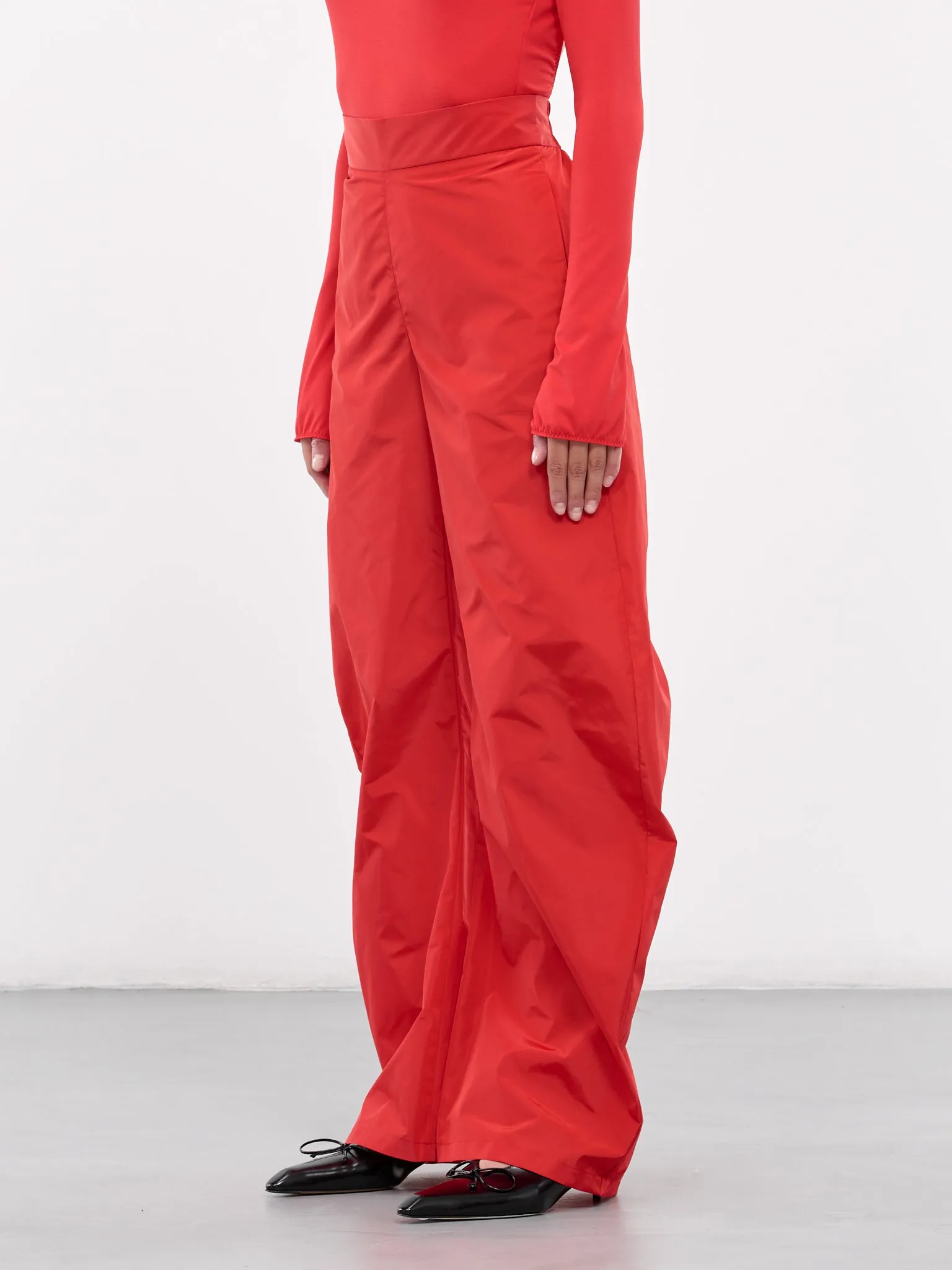 Wide Leg Trousers (VEPZ30003A-VZE123-RED)